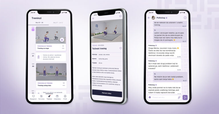 Više od treninga: 3 usluge koje pruža samo Feli aplikacija